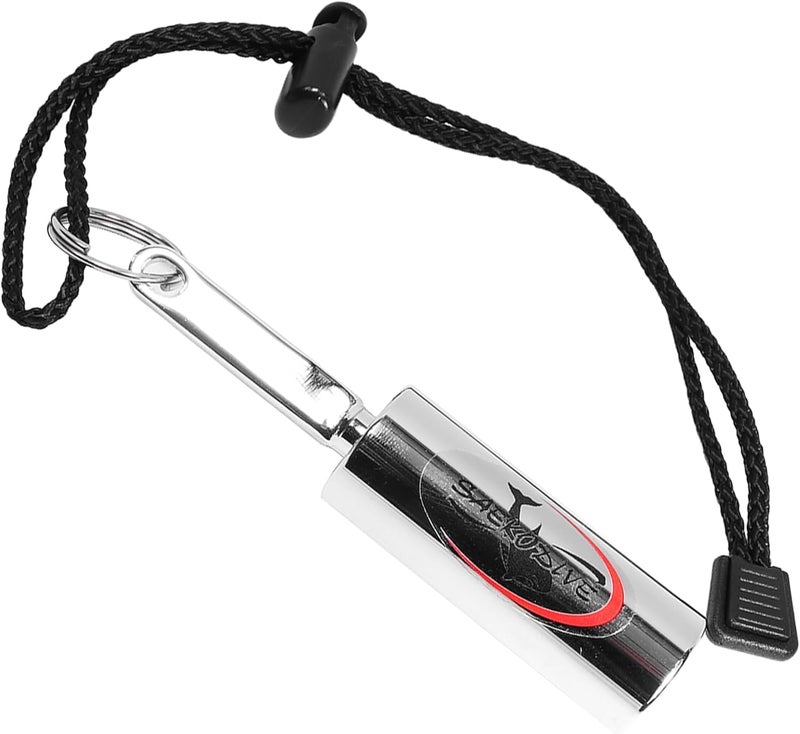 Saekodive Diving Shaker Rattle Stick - 3.9" Anodized Brass with Nylon Lanyard - Scuba Noice Maker, Underwater Shaker, Signal Communication Device - Image 1